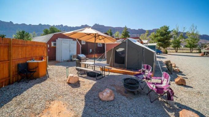 Funstays Glamping Setup Tent In Rv Park #4 Ok-T4 Moab Exterior photo